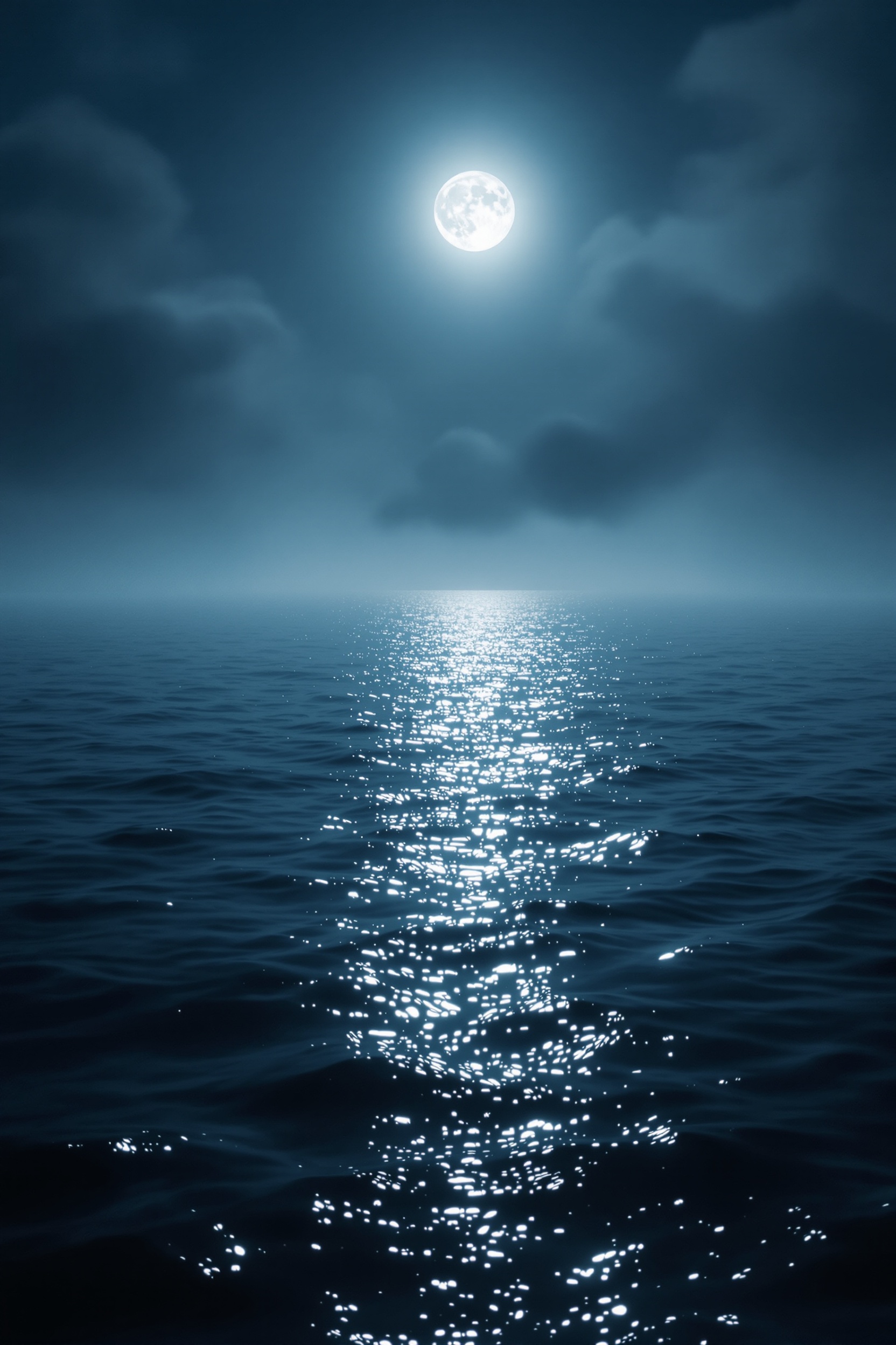 月明かりの情景